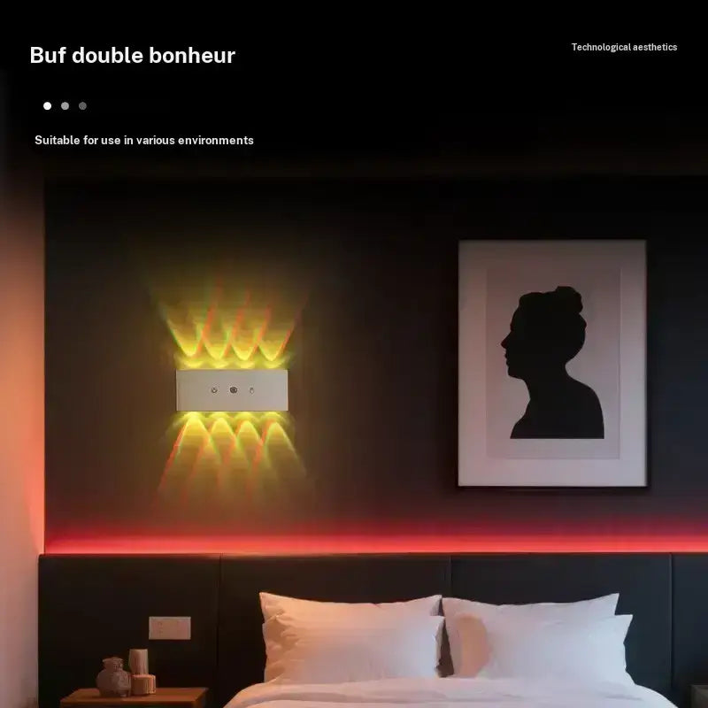 AuraWall PrismGlow RGB Outdoor & Indoor Wall Light - Image 4
