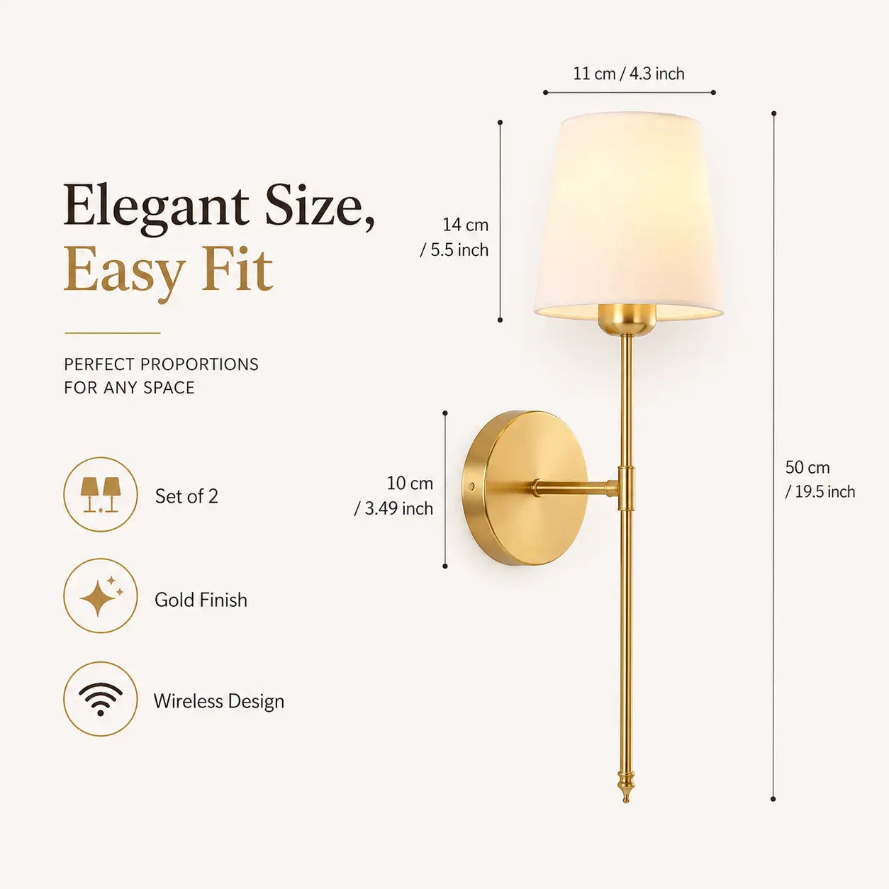 AuraWall™ Wireless Ambient Sconce Set (Pair) - Image 5