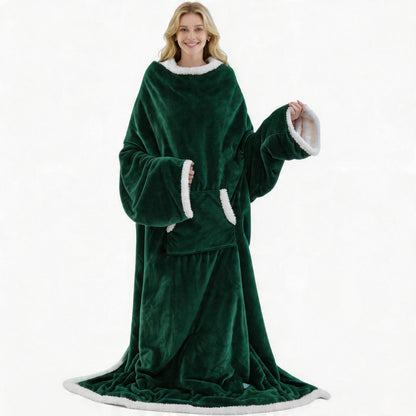 Wearable electric heating blanket